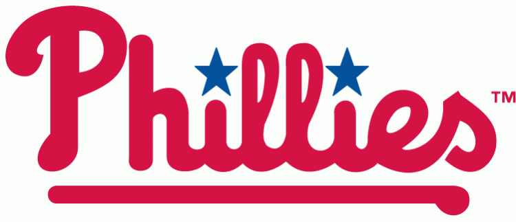 Philadelphia Phillies 1992-2018 Wordmark Logo t shirts iron on transfers...